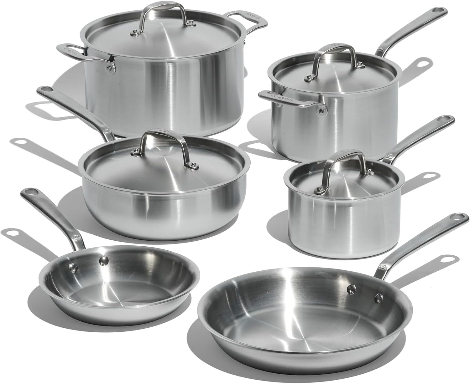 Made In 10 Piece Stainless Steel Cookware Set