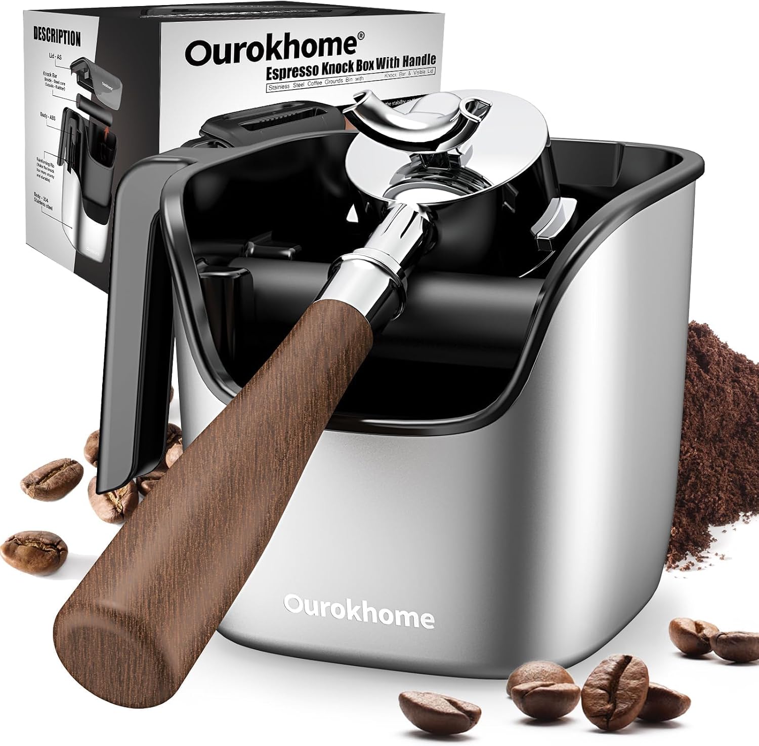 Ourokhome Knock Box con coperchio