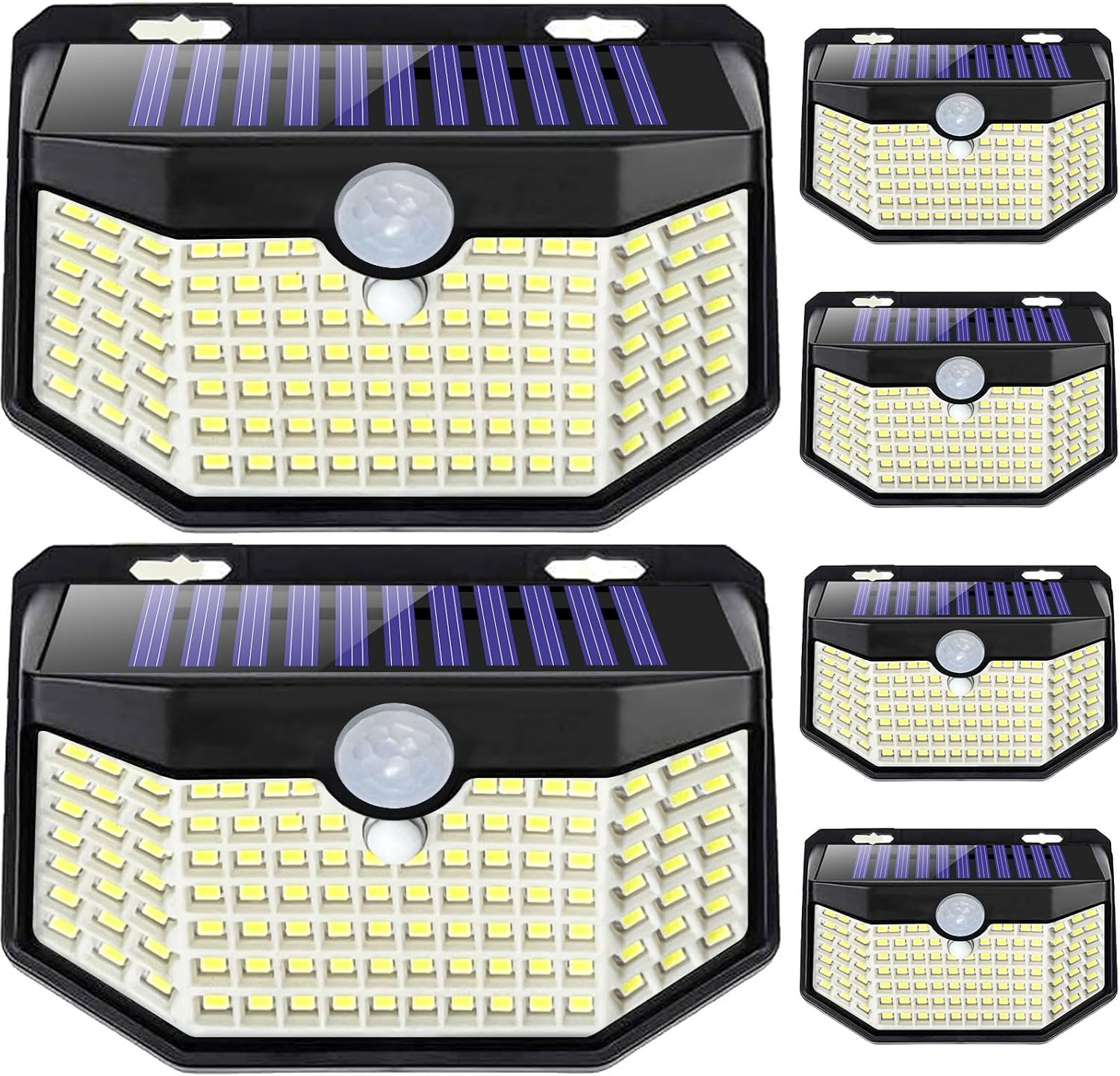 HMCITY 120 LED Outdoor Solar Lights