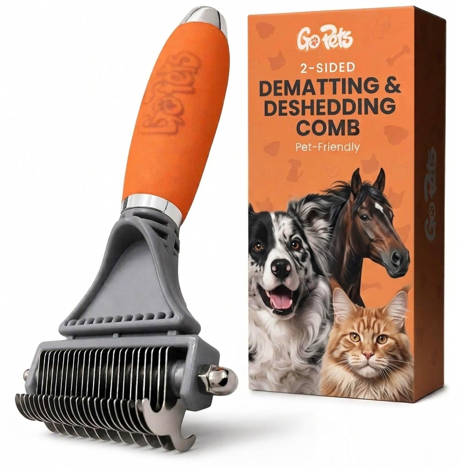 GoPets 2-in-1 klittenkam