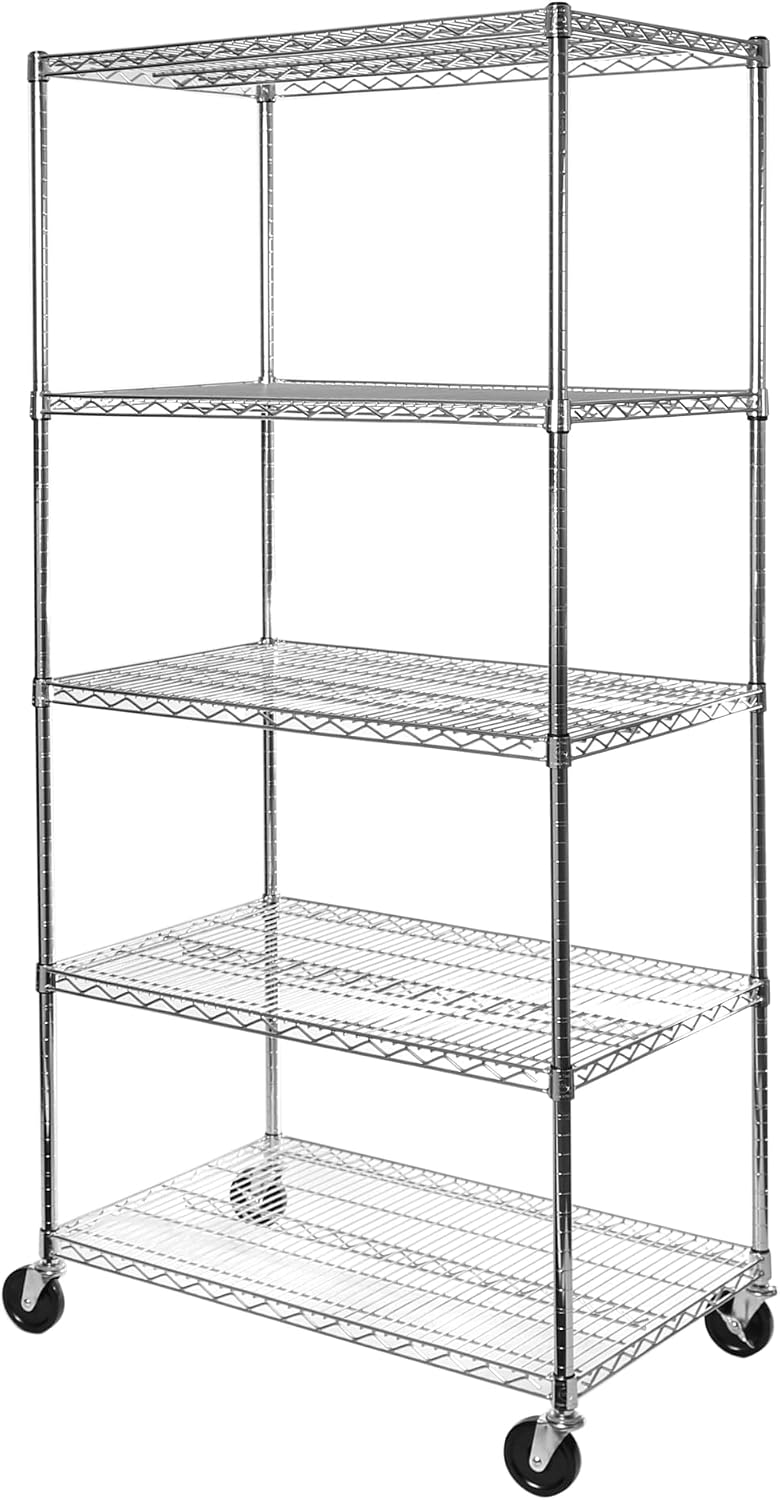 Seville Classics UltraDurable 5-Tier Rack