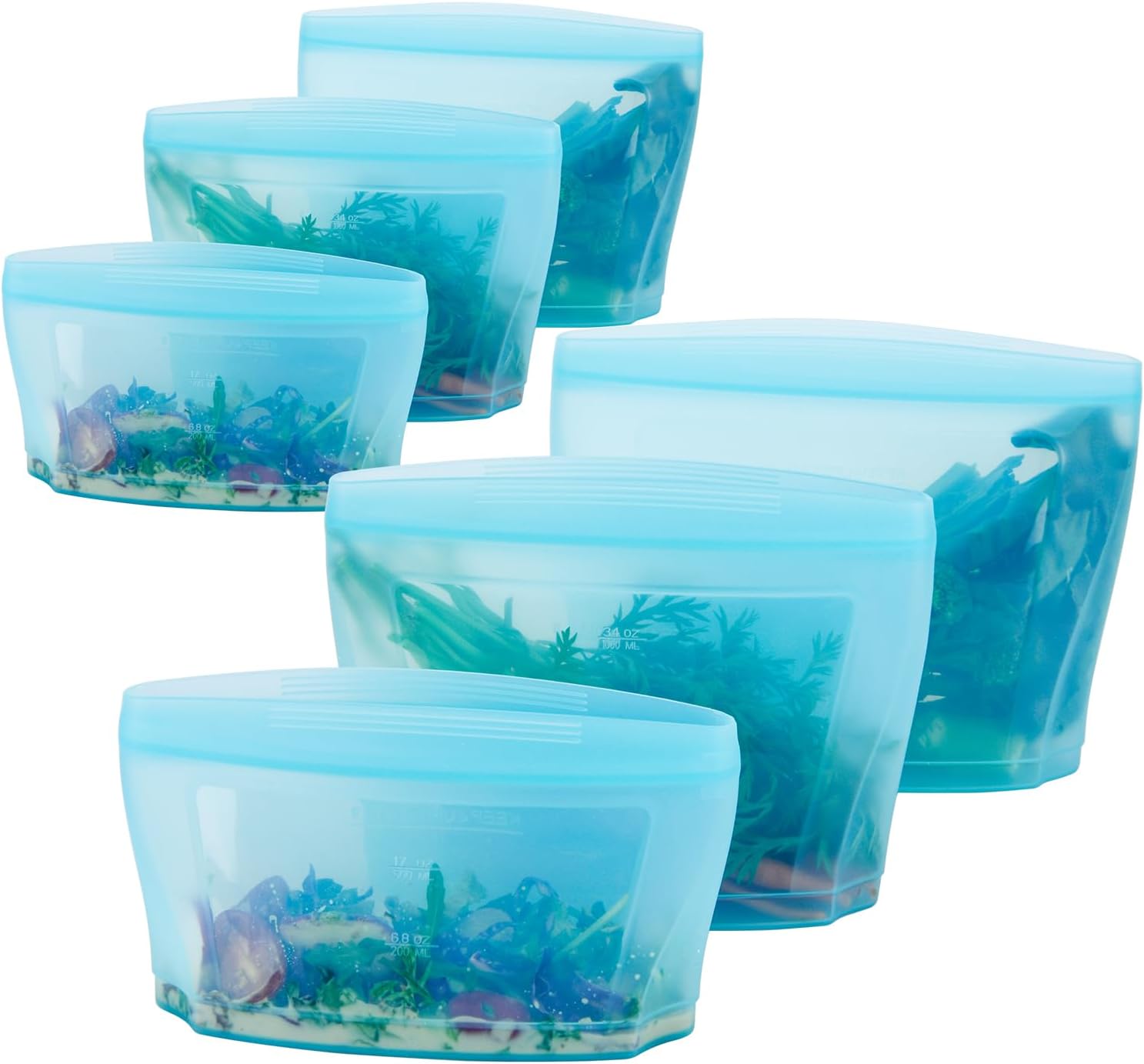 Zip Standing Six-Bag Set