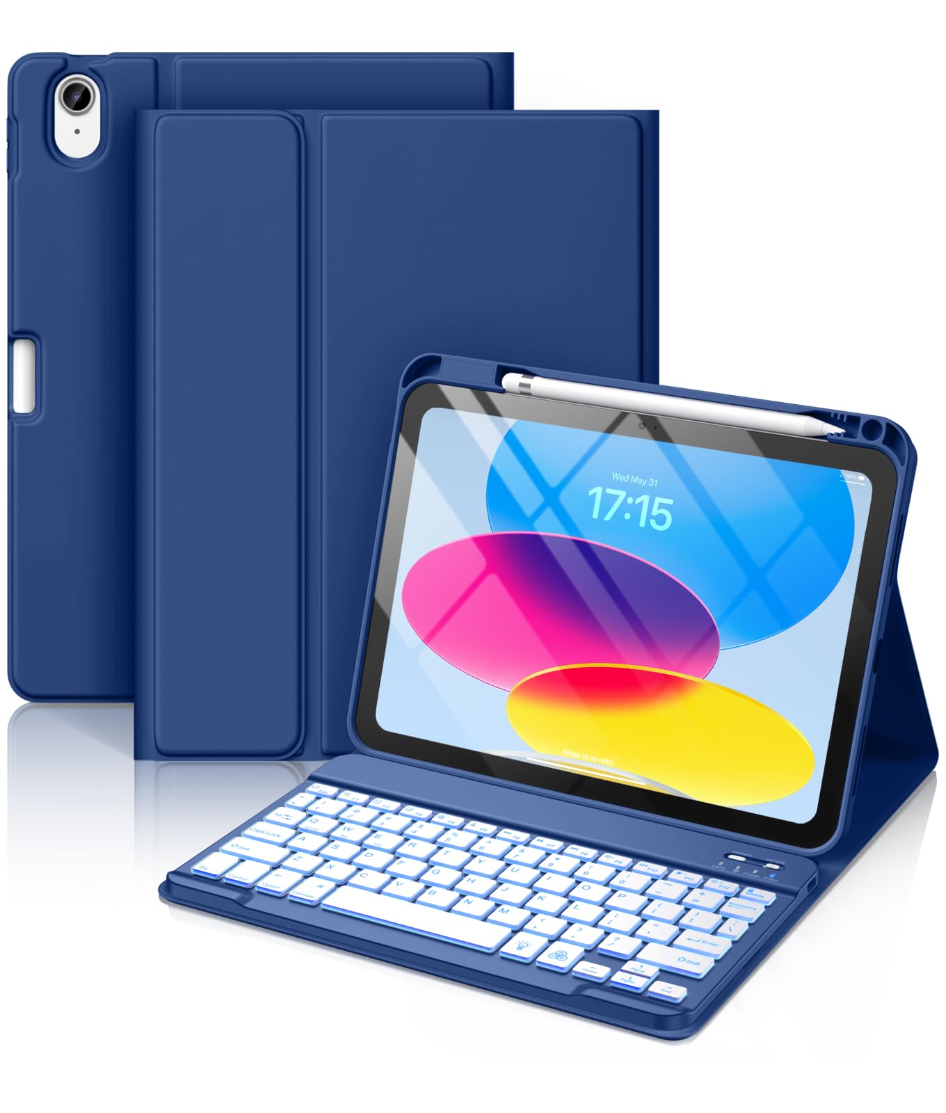 Hamile iPad A16/10th Gen Keyboard Case