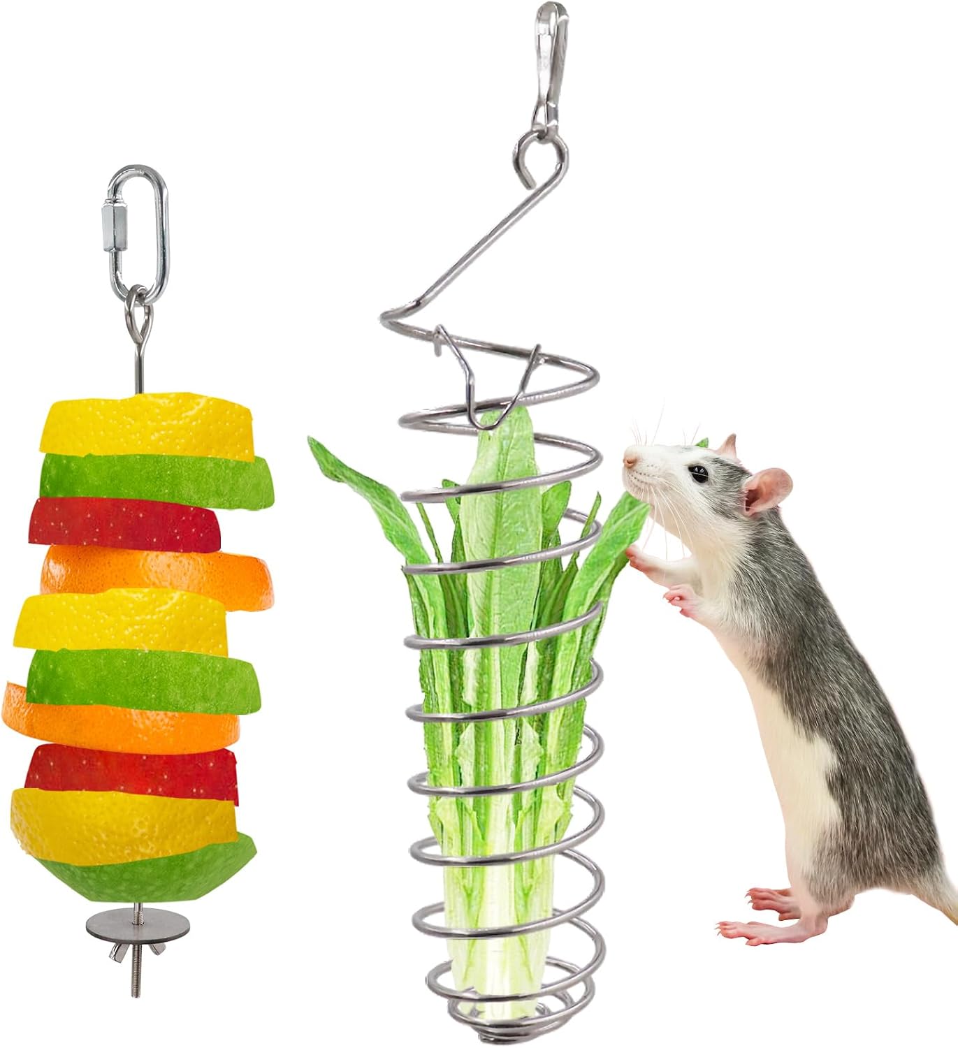 Stainless Fruit Fork and Spiral