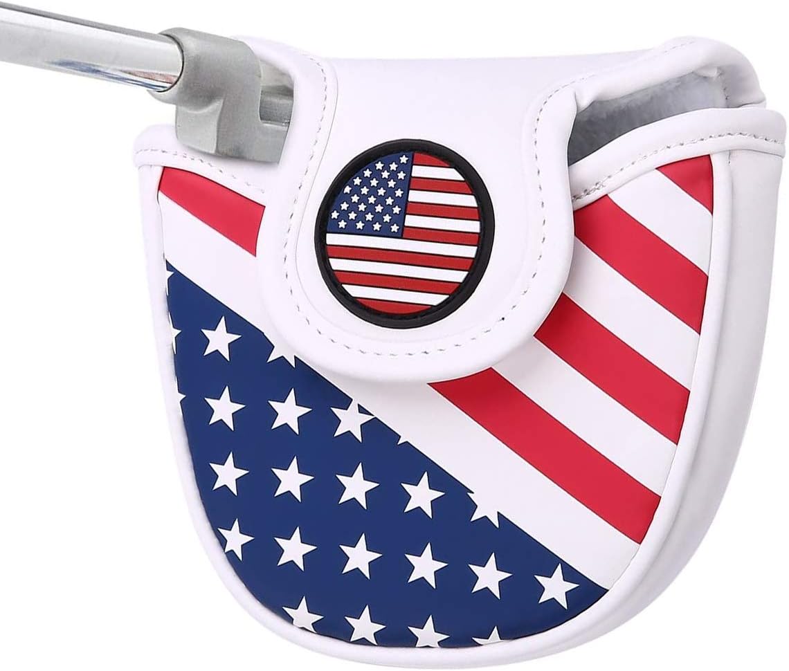 Barudan Golf USA Flag Mallet Putter Cover