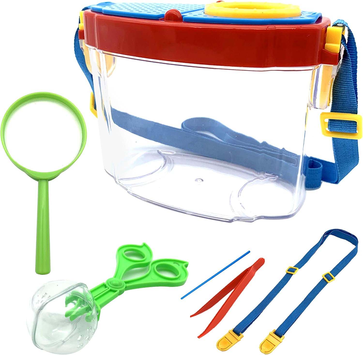 Bug Catcher Kit, Kids Bug Collection Kit, Outdoor Nature Explorer Kit with Tweezers, Magnifying Glass, Science Educational Kit, Bug Observation Container for Boys and Girls