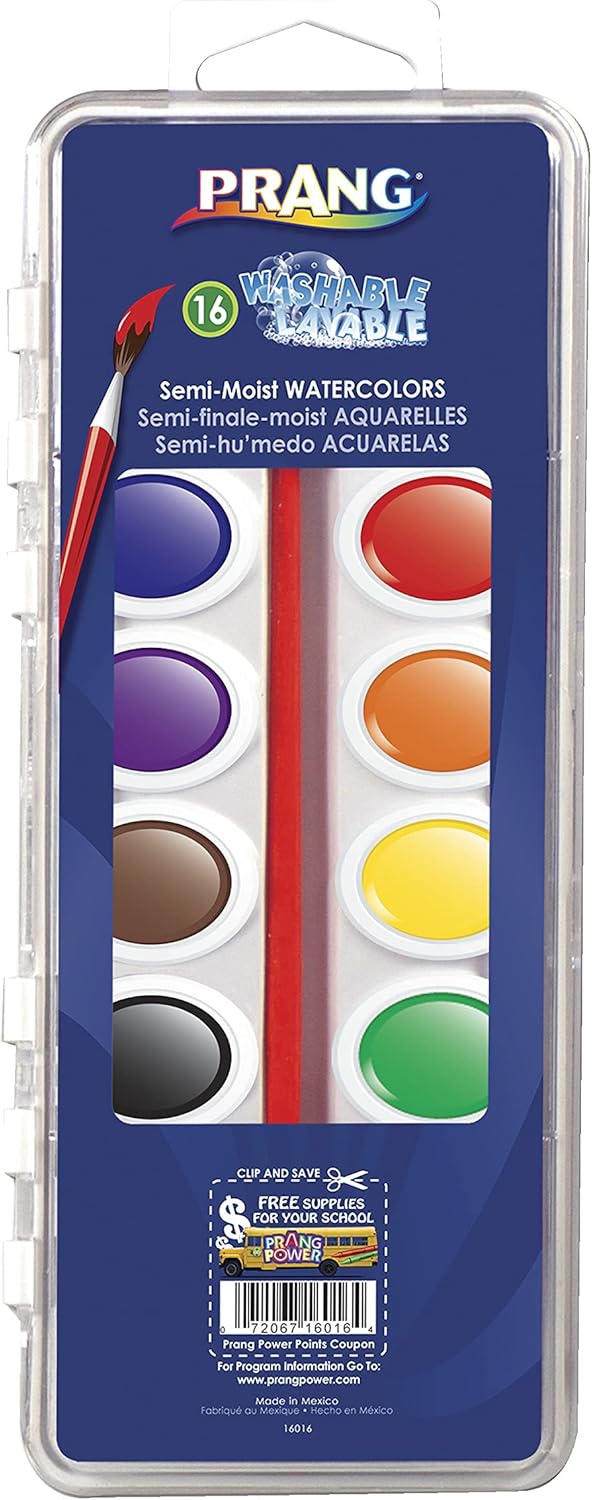 Prang Washable Watercolors 16
