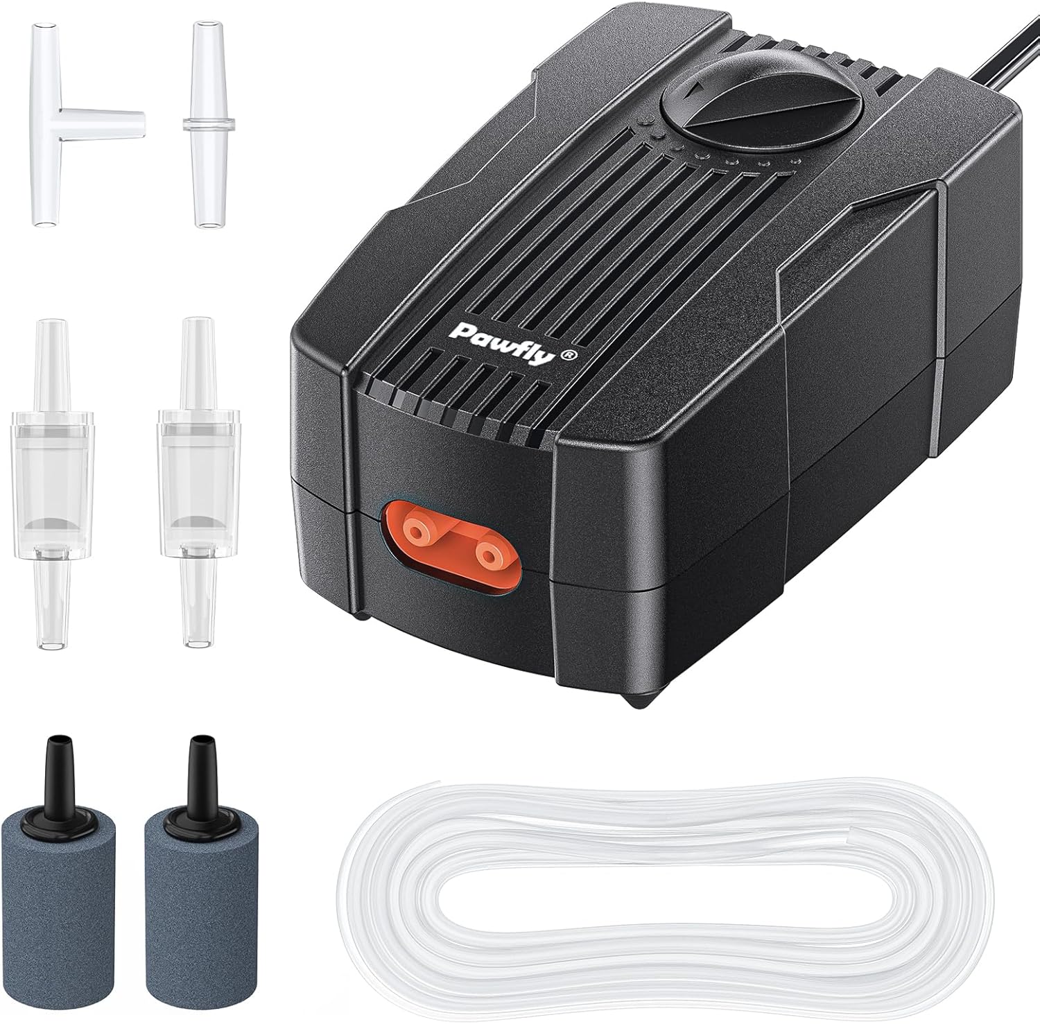 Pawfly Aquarium Air Pump Dual Outlet