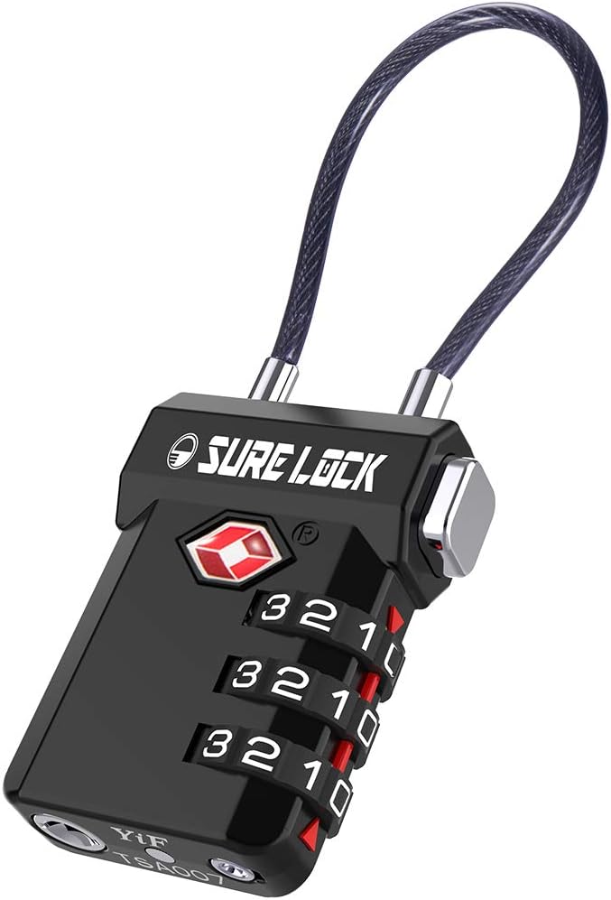 SURE LOCK 3-Digit Luggage Lock