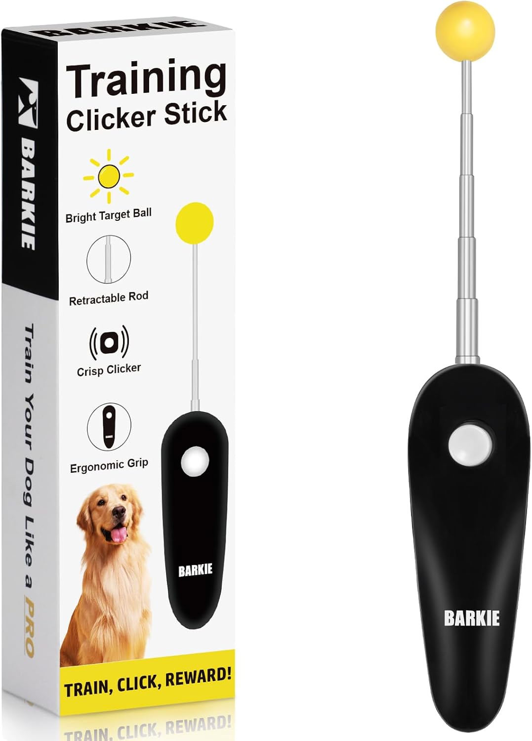Dog Training Clicker with Target Stick