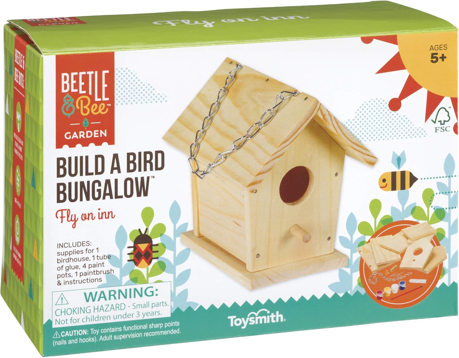Bird Bungalow Beetle & Bee