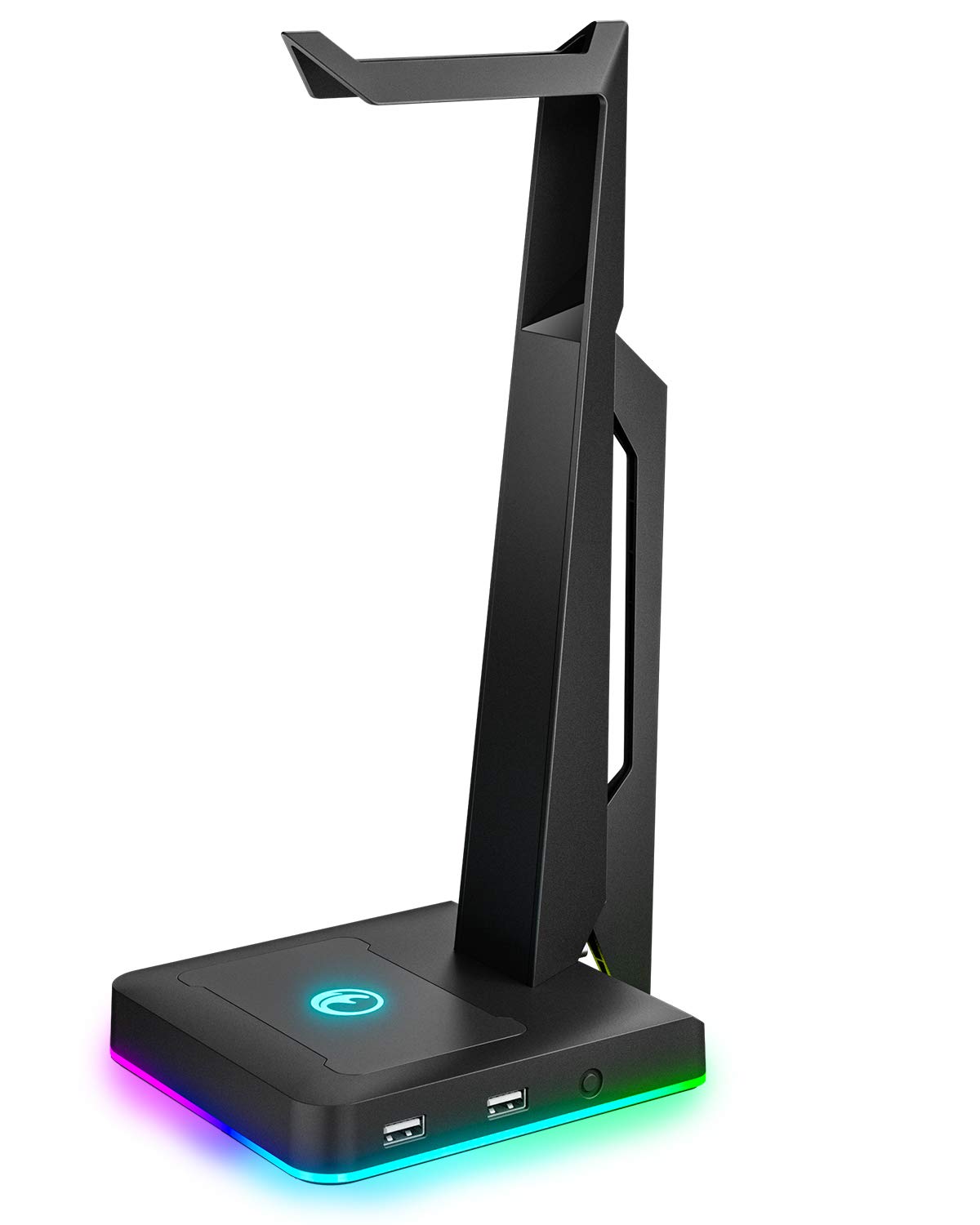 RGB Gaming Headset Stand with 2 USB Ports