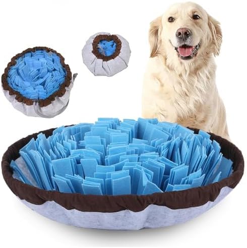 PET ARENA Adjustable Snuffle Mat for Dogs Puzzle Feeder Toy | Promotes healthy eating habits, reduces boredom, brain exercise, and provides engaging activity for pets indoors or outdoors