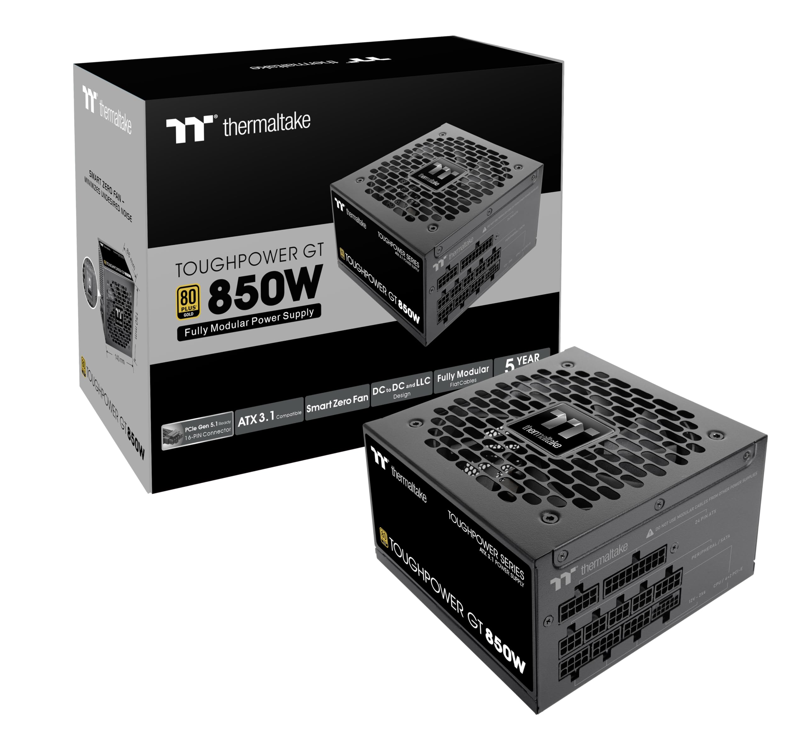 Thermaltake Toughpower GT 850W ATX 3.1 Power Supply
