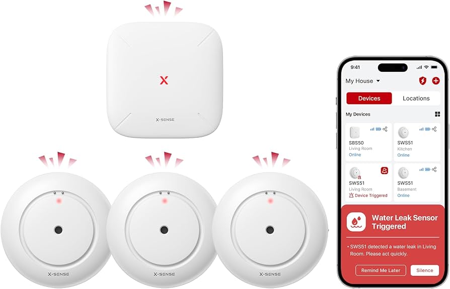X-Sense SWS54 Leak Detector Kit