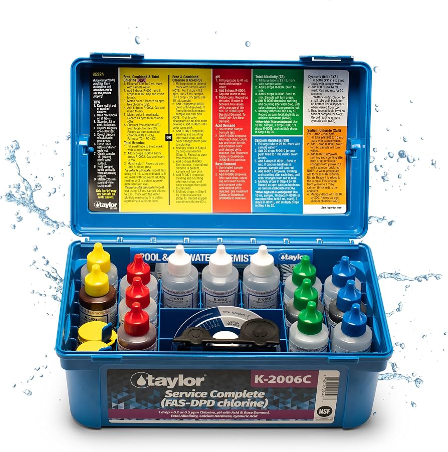 Los mejores kits para analizar químicos de piscina en 2026
