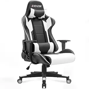 Homall Gaming Chair with Headrest and Lumbar Support