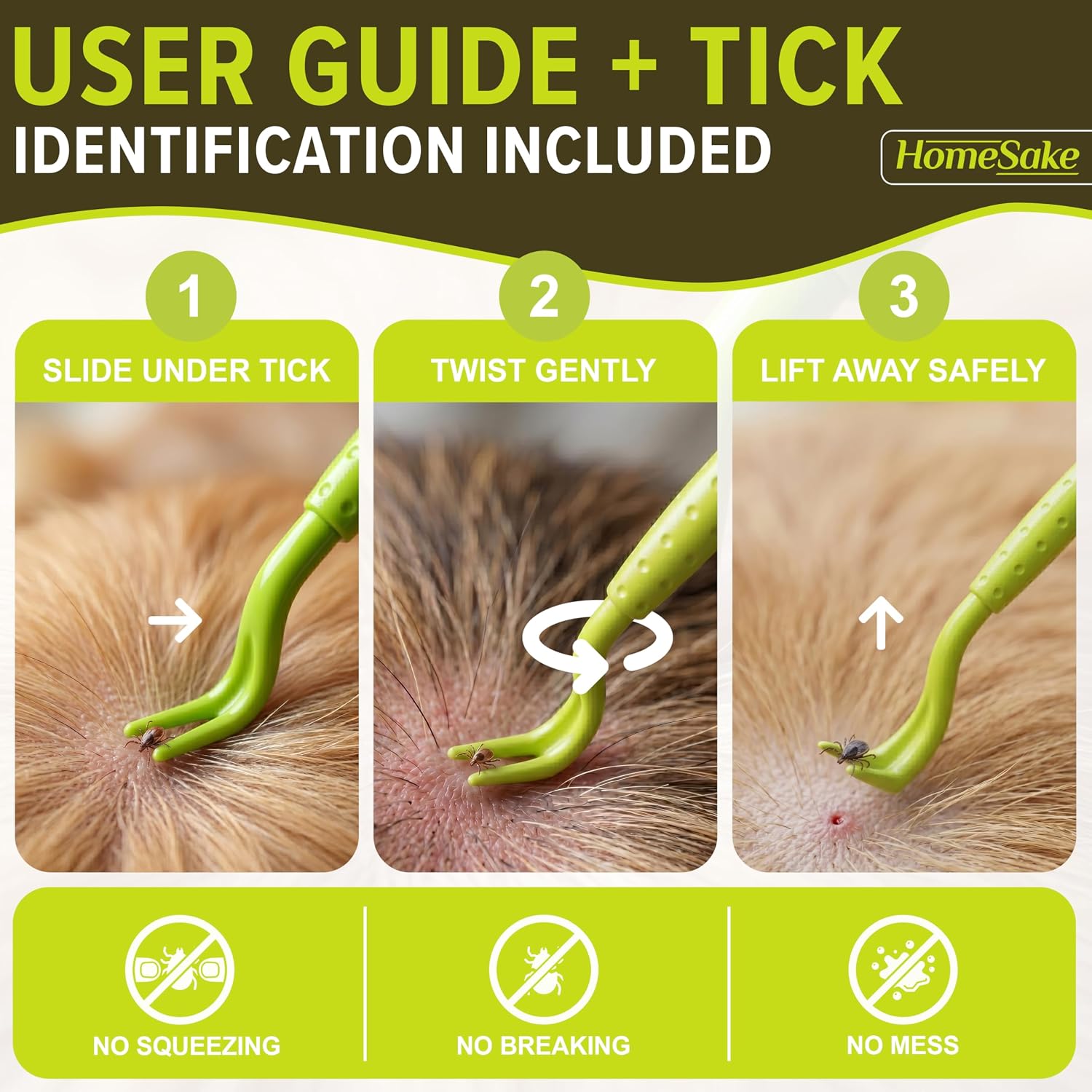 Homesake Three-Piece Tick Kit