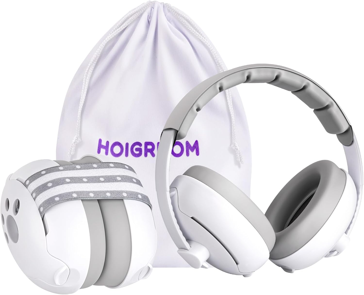 Cuffie antirumore per neonati HOIGRBOM 2 in 1