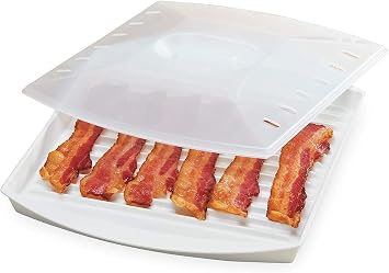 PrepSolutions Microwaveable Bacon Grill