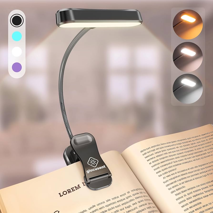 Glocusent Clip-on Book Light