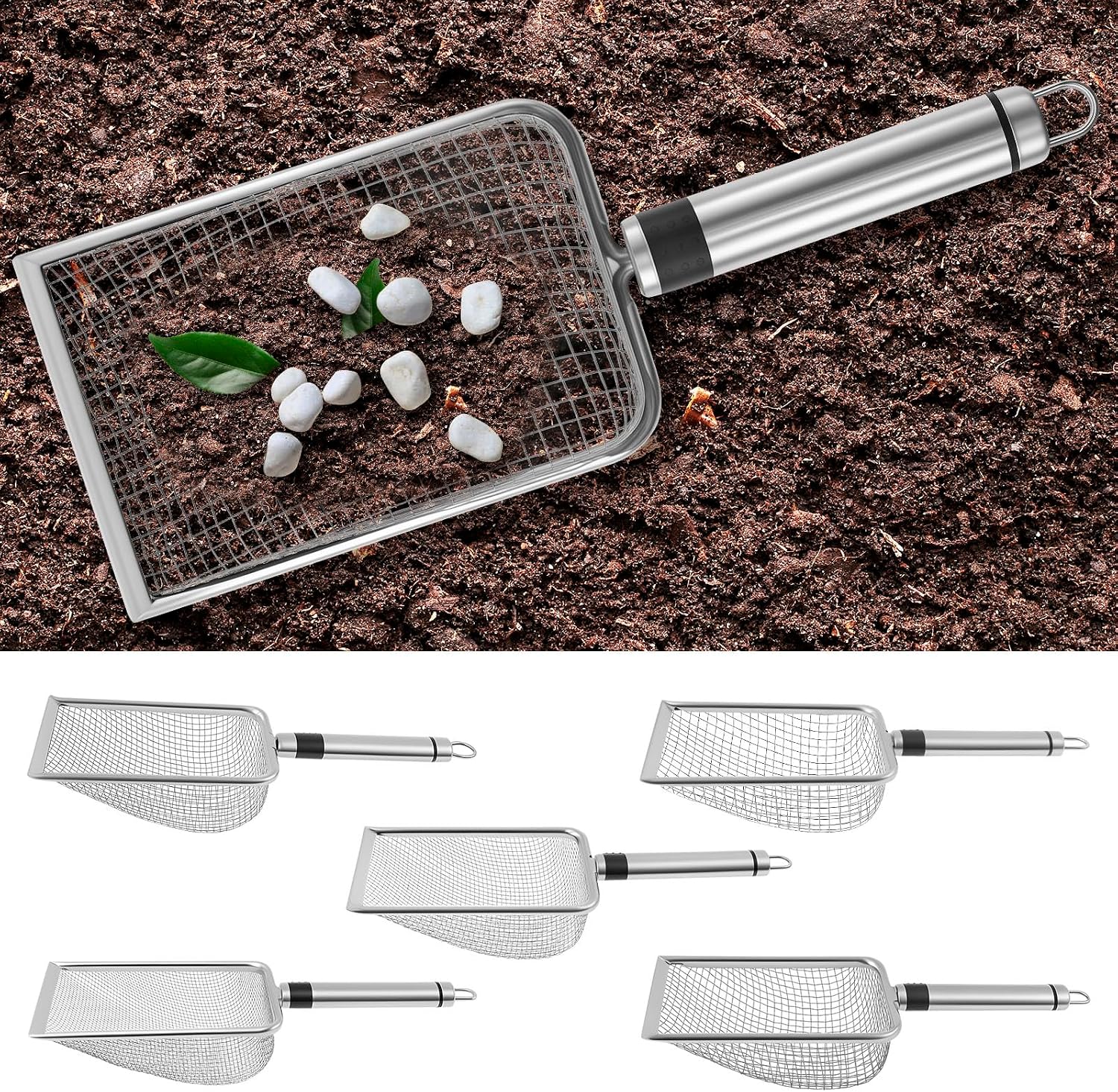 Five-Grade Hand Sifter Set