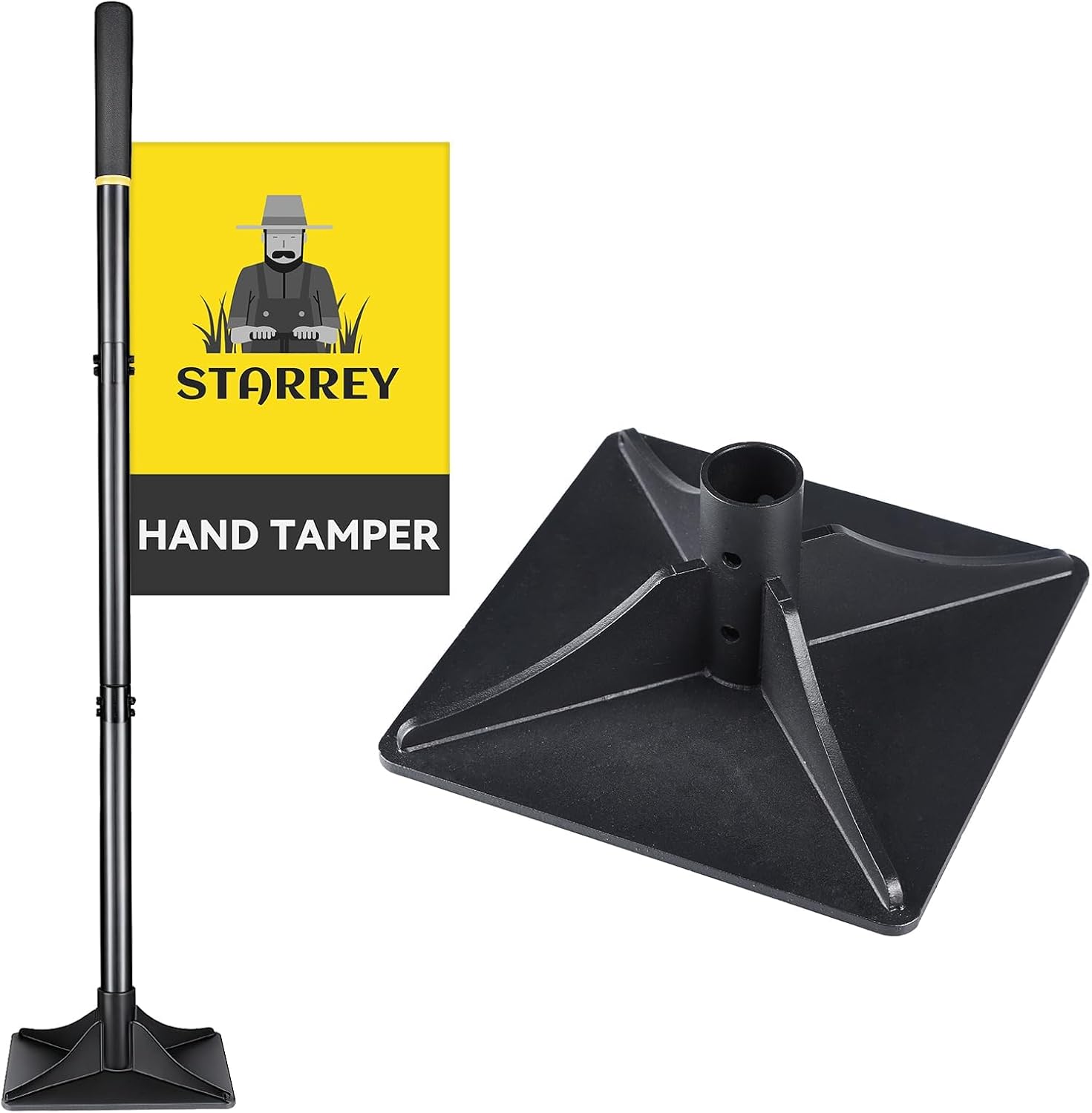 STARREY 10 x 10 Steel Tamper