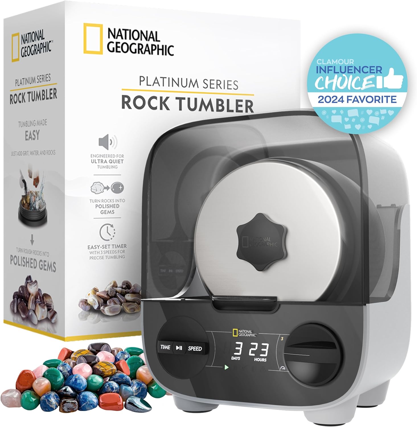 National Geographic Ultra Quiet Rock Tumbler