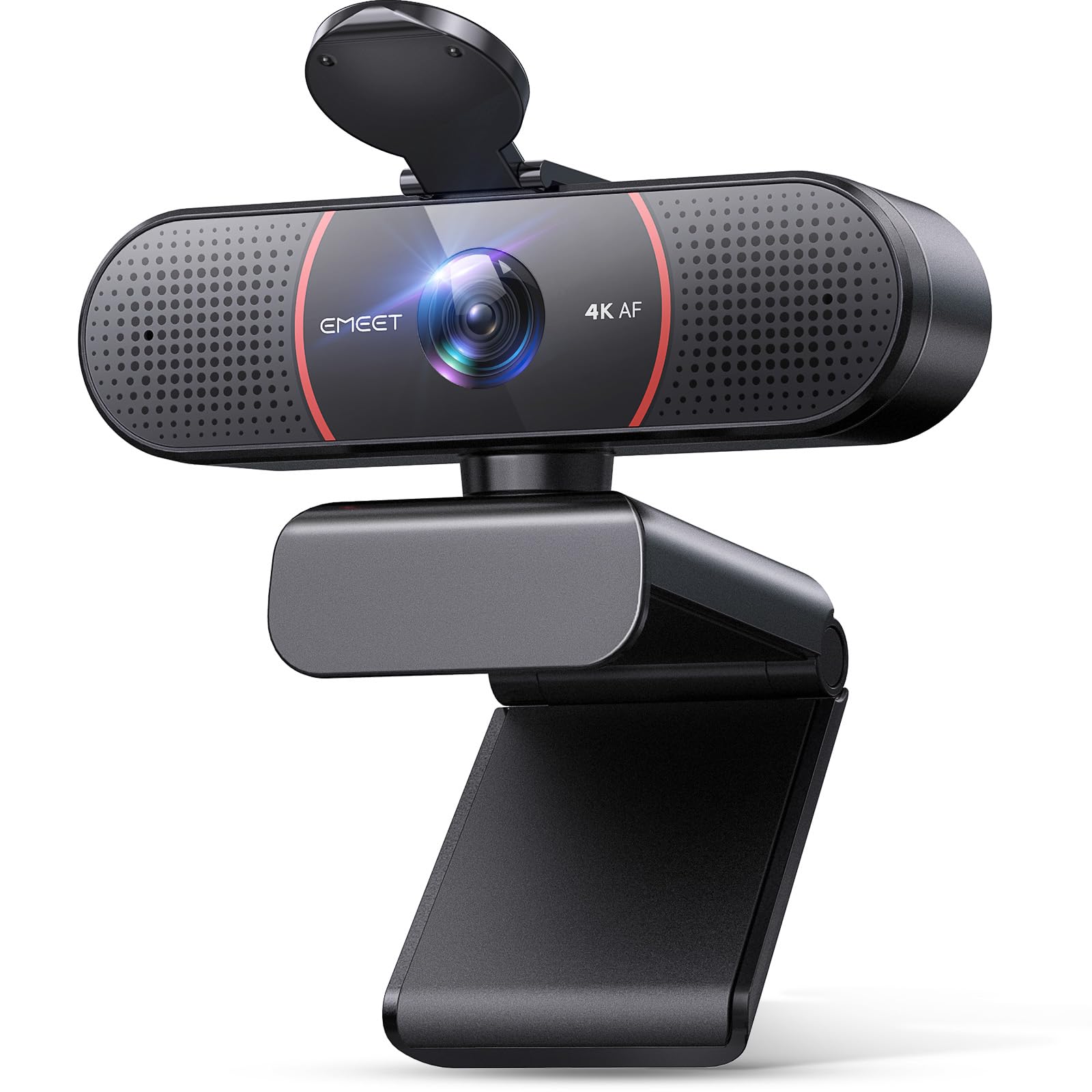 EMEET C960 4K Webcam for PC, 4K UHD CMOS Sensor, PDAF Auto Focus | Dual Omnidirectional Mics, Auto Light Correction, 73° FOV, Plug&Play Webcam w/Privacy Cover, Works w/Zoom/Teams/Google Meet