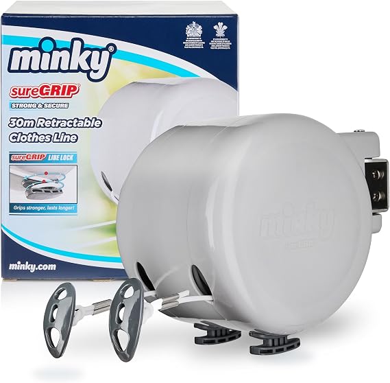 Minky Dual Retractable Clothesline
