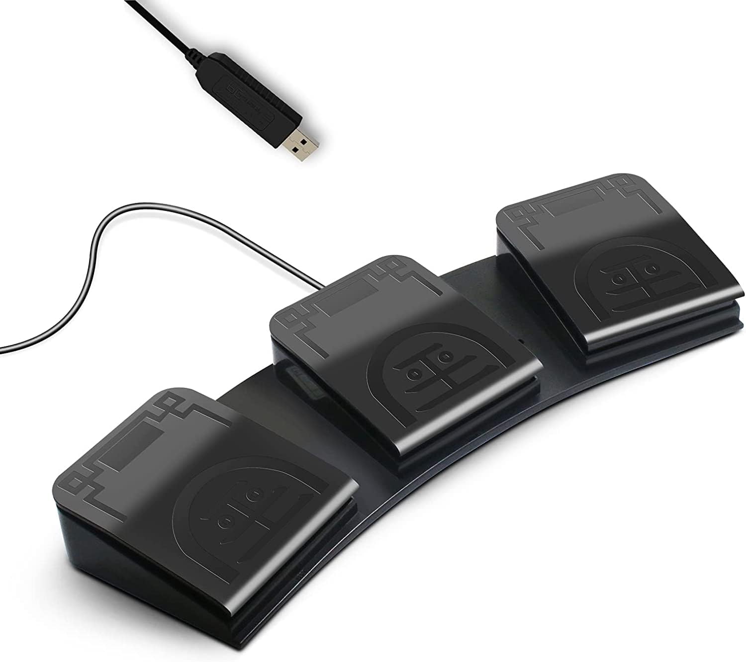PCsensor Three-Key Photoelectric Pedal