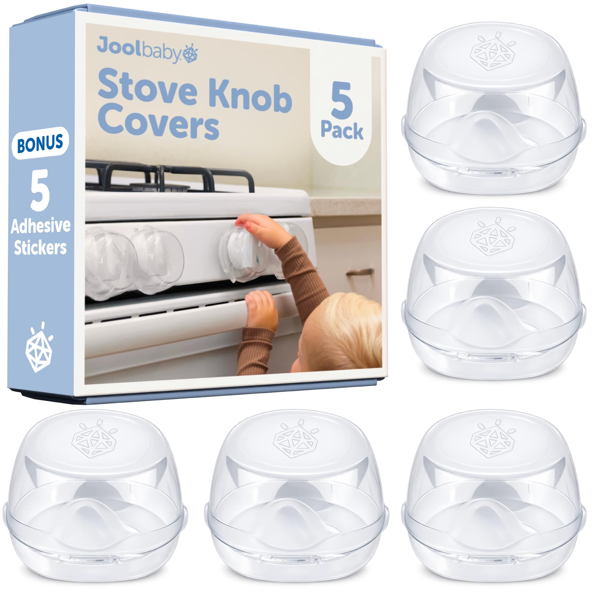 Jool Baby Clear Knob Covers