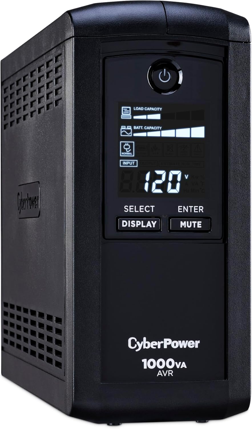 CyberPower CP1000AVRLCD Intelligent LCD UPS Battery Backup