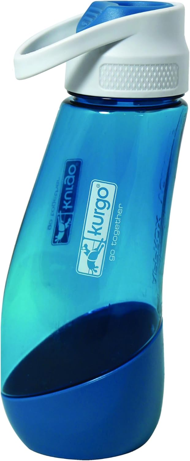 Kurgo Gourd 2-in-1 Dog Travel Water Bottle