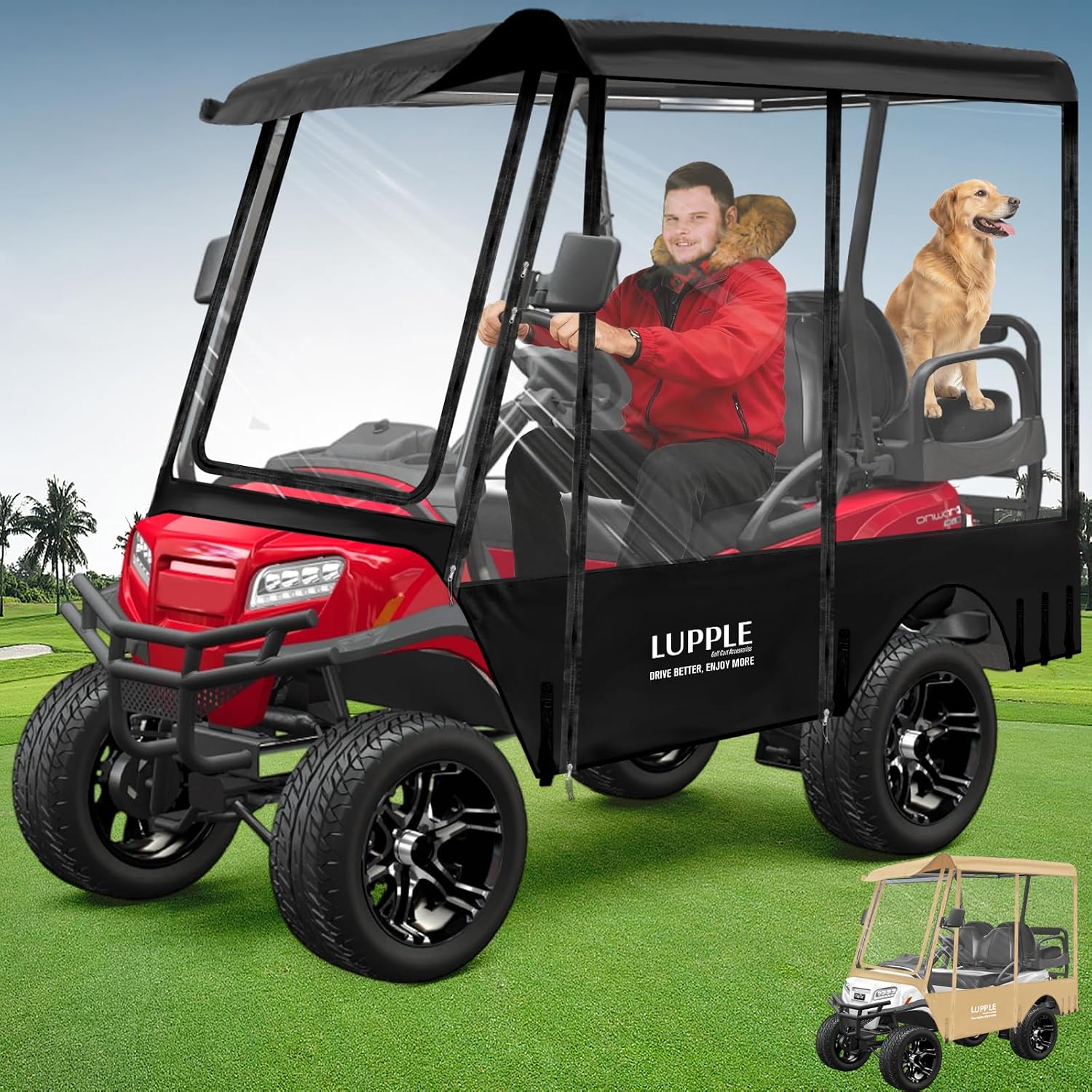 LUPPLE 2+2 Extended-Roof Enclosure