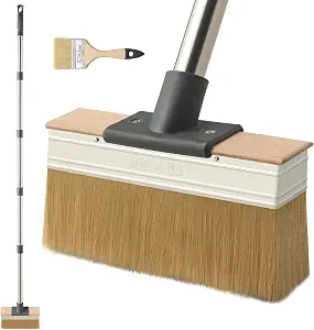 Mitclear Deck Stain Brush Applicator with Long Handle, 7 Inch