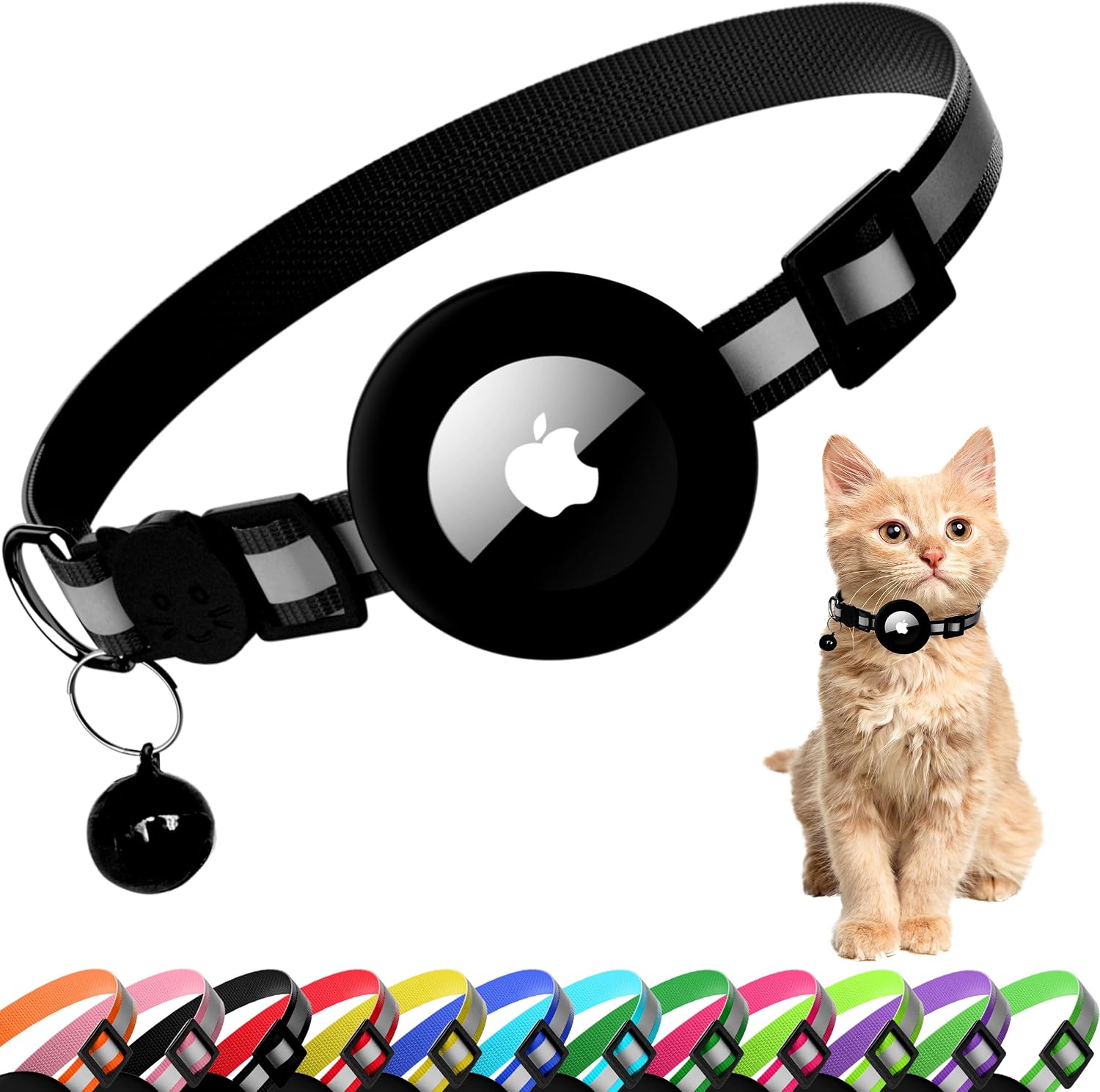 Collar AirTag reflectante Seyezo
