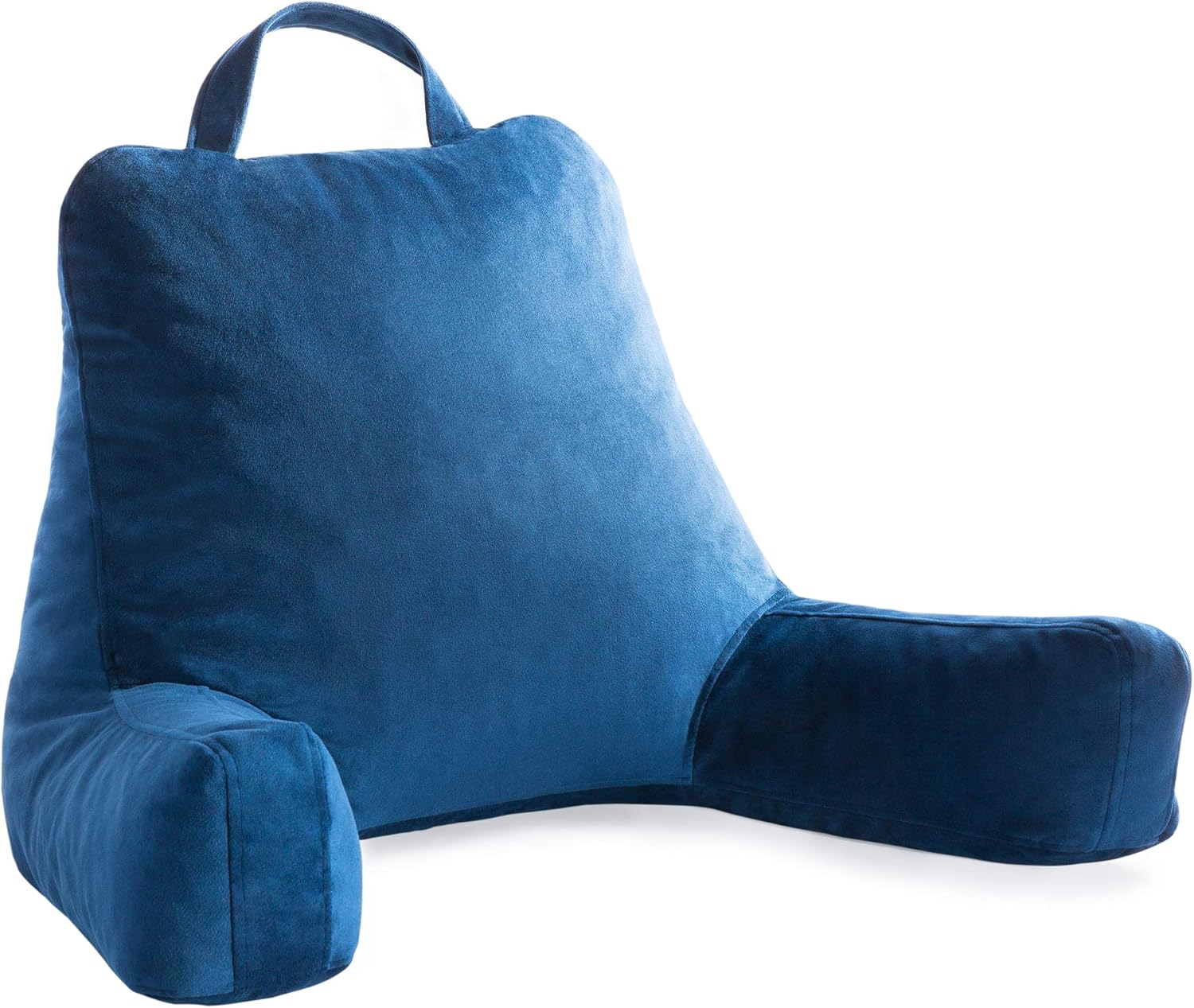 Linenspa Backrest Reading Pillow with Arms - Shredded Foam