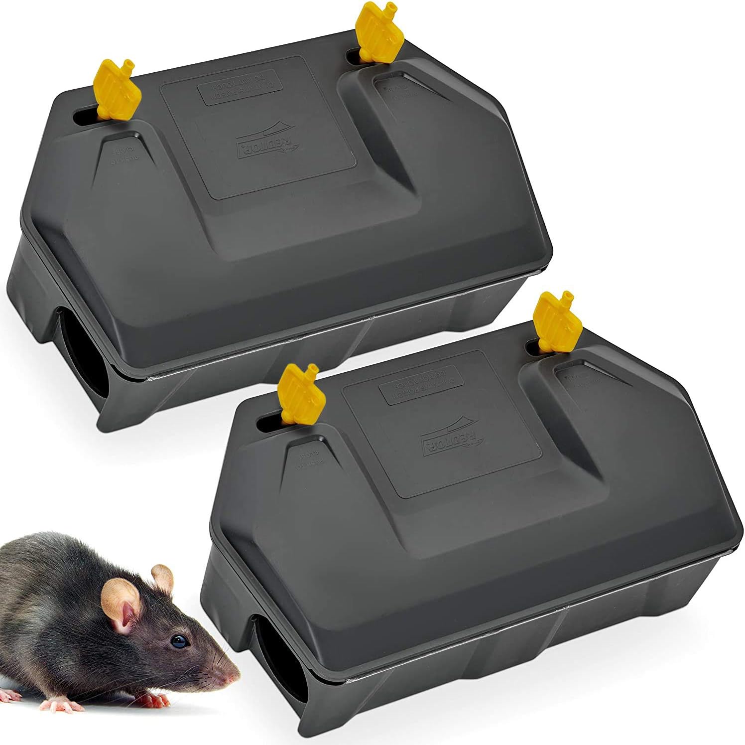 Outdoor Locking Bait Box 2-Pack