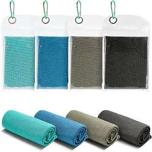 Amazon Basics Cooling Towels 4-Pack