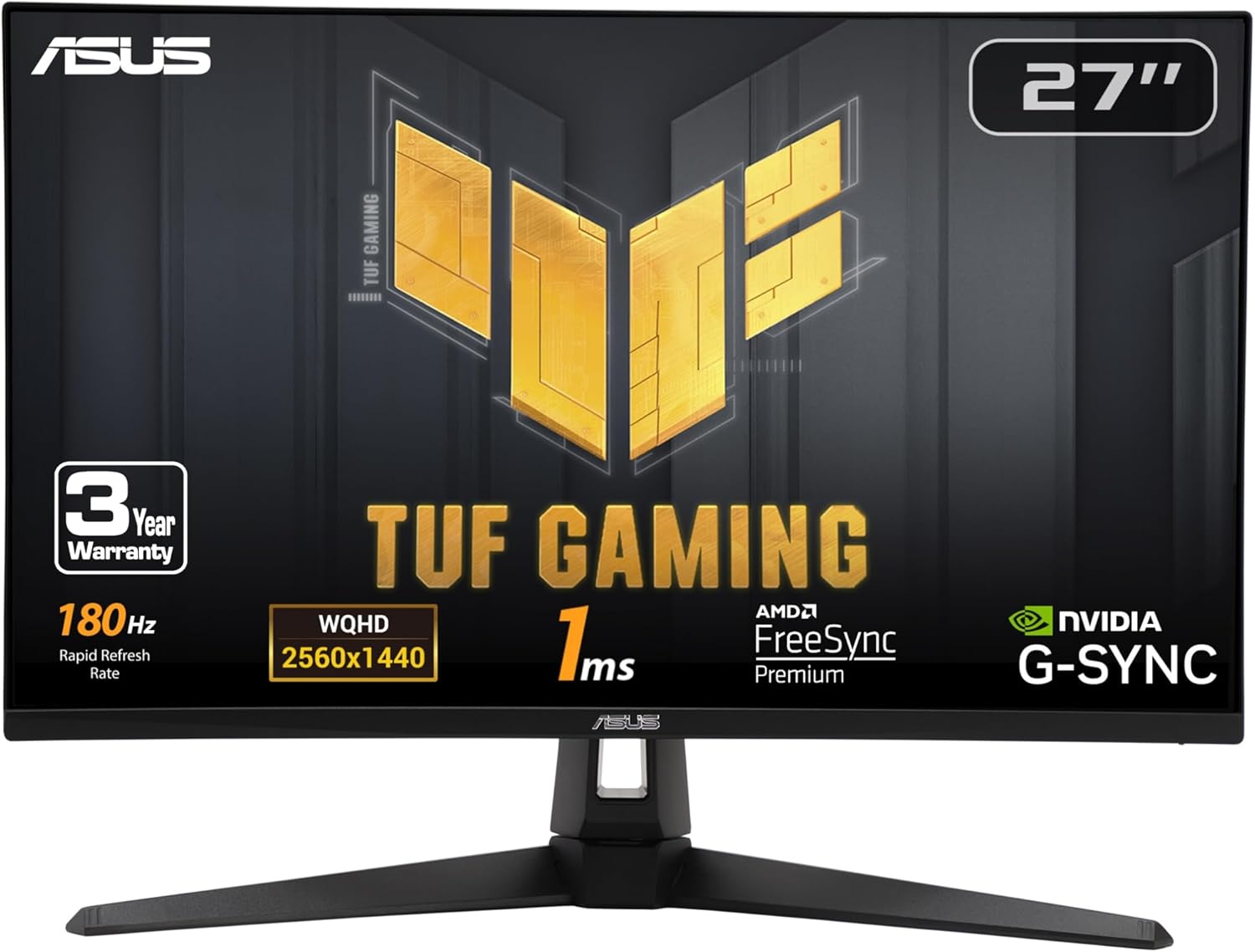 ASUS TUF VG27AQ3A contro Acer Nitro XV271U M3 e Alienware AW2725DM: monitor QHD nel 2026