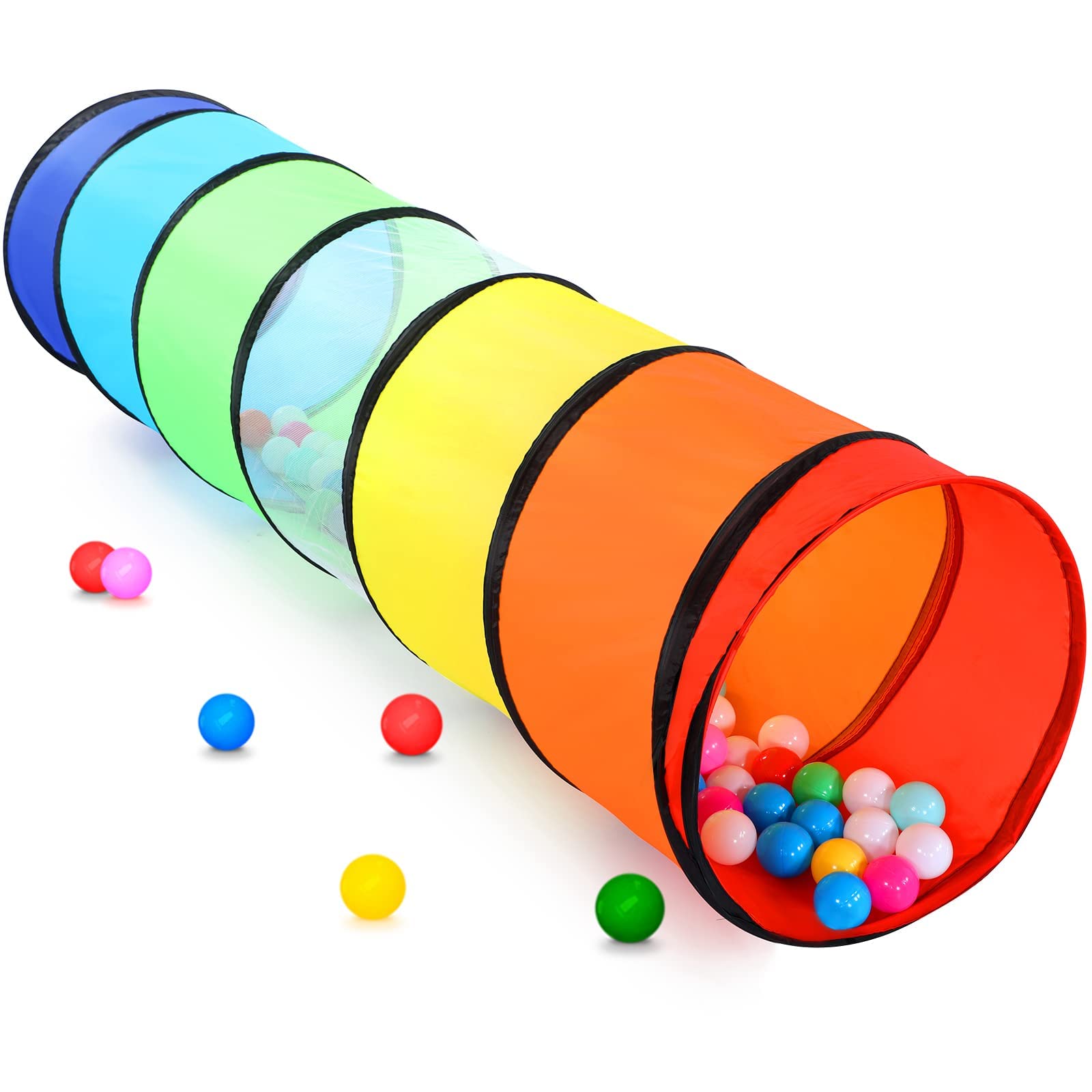 Moncoland Rainbow Play Tunnel