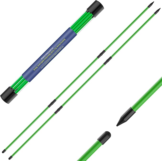 Seticek 2 Pack 48" Golf Alignment Sticks,for Aiming,Putting,Swing | Upgraded Collapsible Alignment Stick with Clear Tube Case