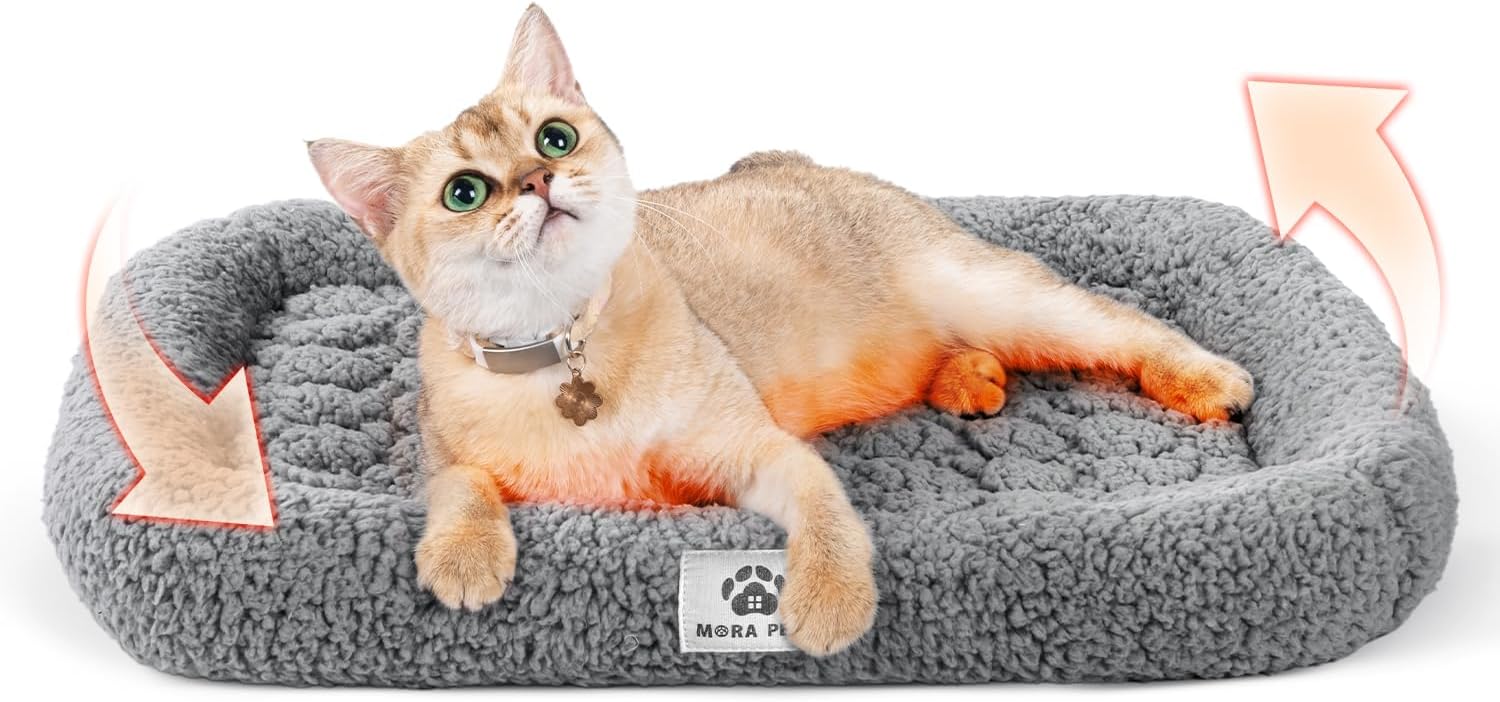 Mora Pets Self-Warming Bolster Bed